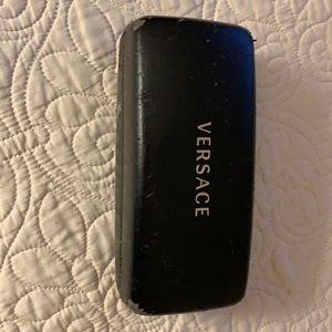 Versace Black Aviator sunglasses